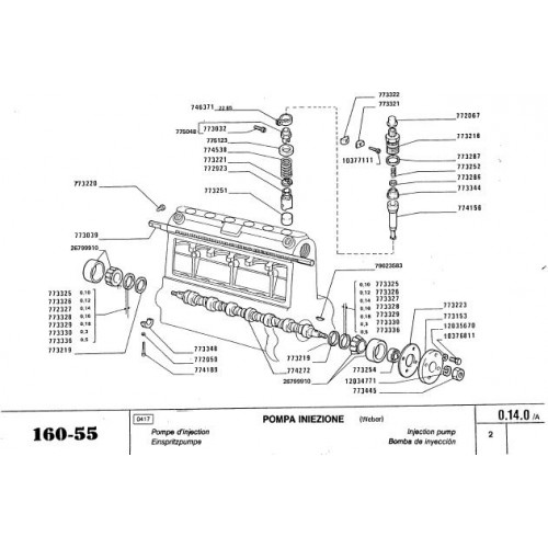 Fiat 160 55 Parts Manual