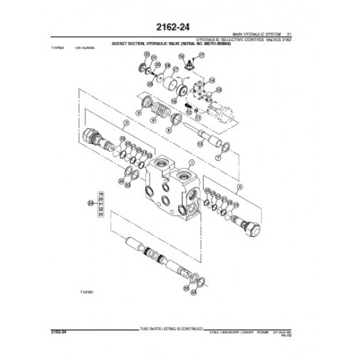 John Deere 210LE Landscape Loader PDF PC2598 Parts Catalog